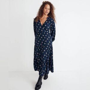 Madewell Challis Midi Dress XS